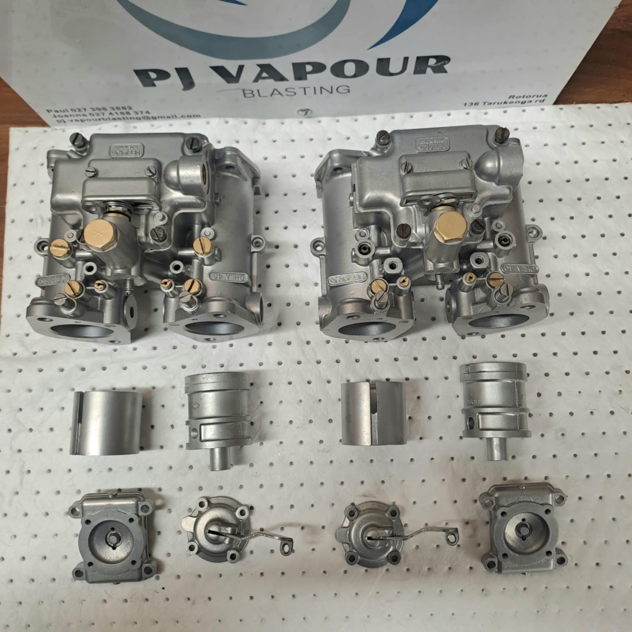 Vapour blasting work sample 12